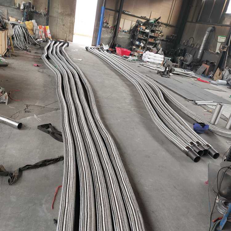防爆穿线不锈钢金属软管 工业快接式金属软连接 高压编织管